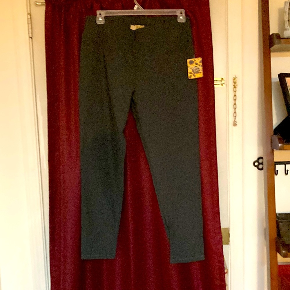 Grey stretch pants